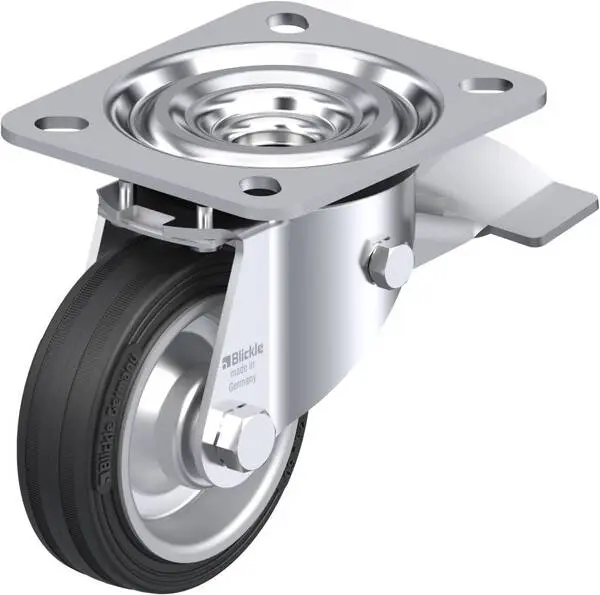 Blickle 36475 L-V 80R-ST Lenkrolle mit Feststeller Rad-Durchmesser: 80 mm Tragfähigkeit (max.): 50 kg 1 St.