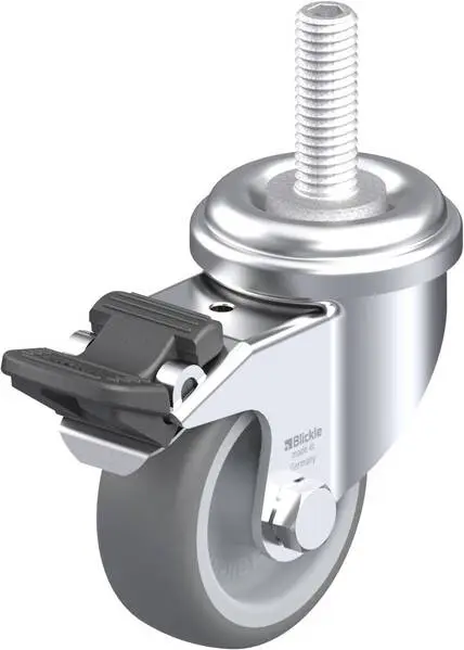 Blickle 437566 LRA-TPA 50G-FI-GS10 Lenkrolle mit Feststeller Rad-Durchmesser: 50 mm Tragfähigkeit (max.): 50 kg 1 St.