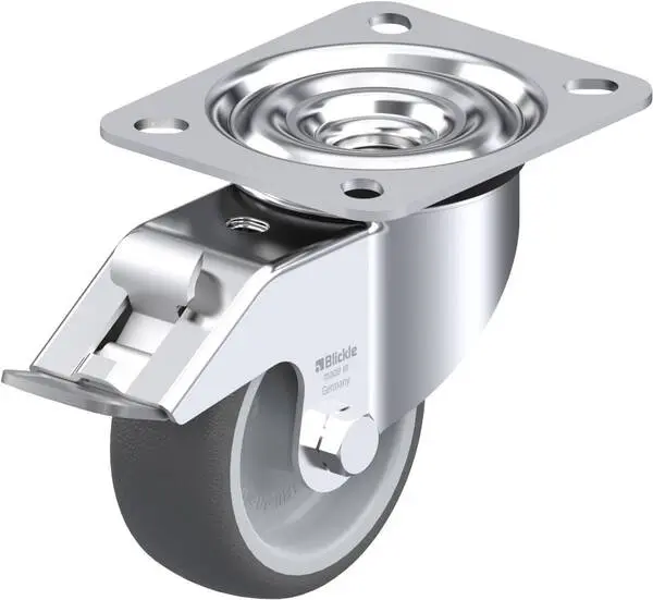 Blickle 480087 LE-PATH 80G-FI Lenkrolle mit Feststeller Rad-Durchmesser: 80 mm Tragfähigkeit (max.): 150 kg 1 St.