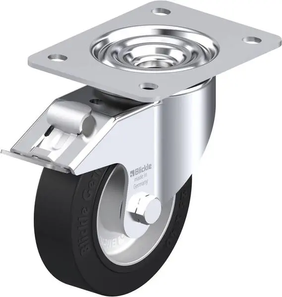 Blickle 498212 LK-ALEV 125K-3-FI Lenkrolle mit Feststeller Rad-Durchmesser: 125 mm Tragfähigkeit (max.): 250 kg 1 St.