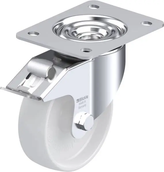Blickle 543181 LK-PO 125G-3-FI Lenkrolle mit Feststeller Rad-Durchmesser: 125 mm Tragfähigkeit (max.): 300 kg 1 St.