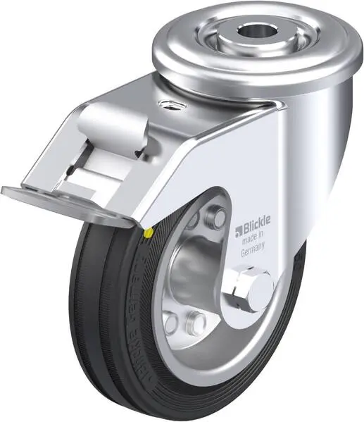 Blickle 546242 LER-VE 100R-FI-EL Lenkrolle mit Feststeller Rad-Durchmesser: 100 mm Tragfähigkeit (max.): 70 kg 1 St.