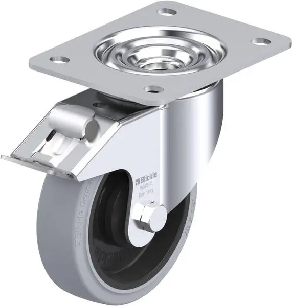 Blickle 553578 LK-POEV 125KA-3-FI-SG Lenkrolle mit Feststeller Rad-Durchmesser: 125 mm Tragfähigkeit (max.): 250 kg 1 St