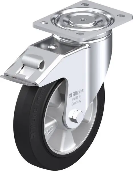Blickle 562181 LH-ALEV 200K-FI Lenkrolle mit Feststeller Rad-Durchmesser: 200 mm Tragfähigkeit (max.): 500 kg 1 St.