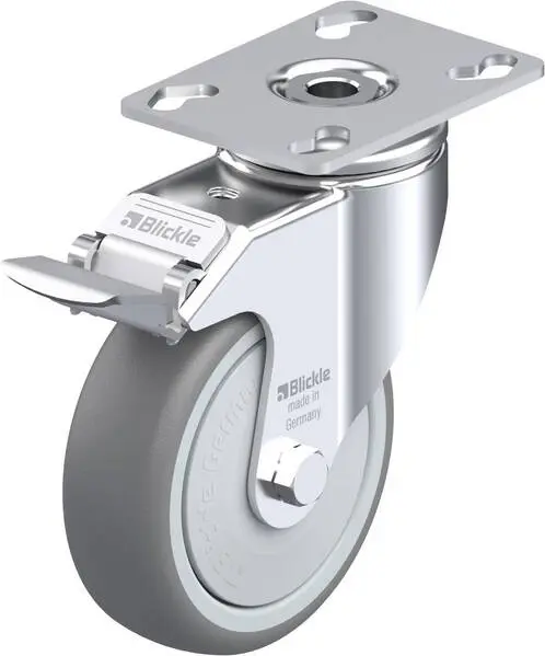 Blickle 575407 LKPA-TPA 101KF-FI Lenkrolle mit Feststeller Rad-Durchmesser: 100 mm Tragfähigkeit (max.): 110 kg 1 St.