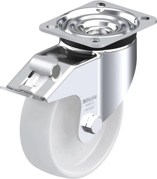 Blickle 602730 LK-PO 125G-1-FI Lenkrolle mit Feststeller Rad-Durchmesser: 125 mm Tragfähigkeit (max.): 300 kg 1 St.