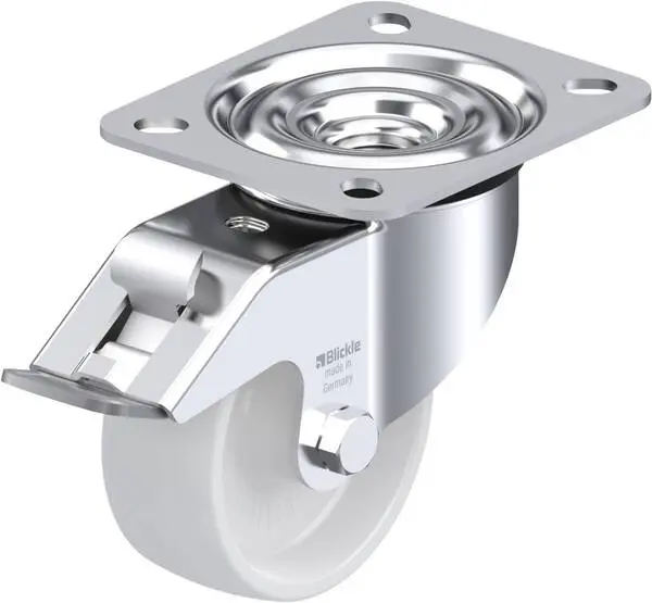 Blickle 603142 LE-PO 80G-FI Lenkrolle mit Feststeller Rad-Durchmesser: 80 mm Tragfähigkeit (max.): 150 kg 1 St.