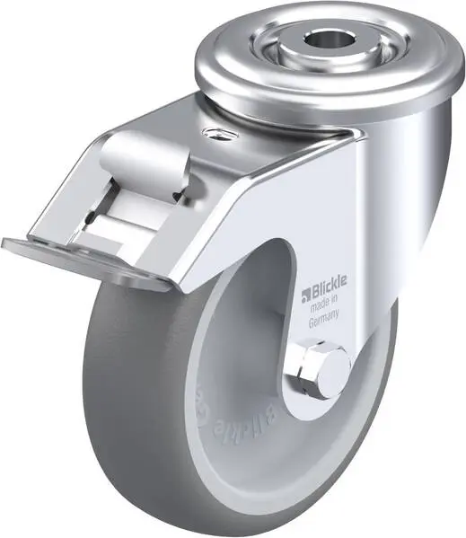 Blickle 606590 LER-TPA 102G-FI Lenkrolle mit Feststeller Rad-Durchmesser: 100 mm Tragfähigkeit (max.): 110 kg 1 St.