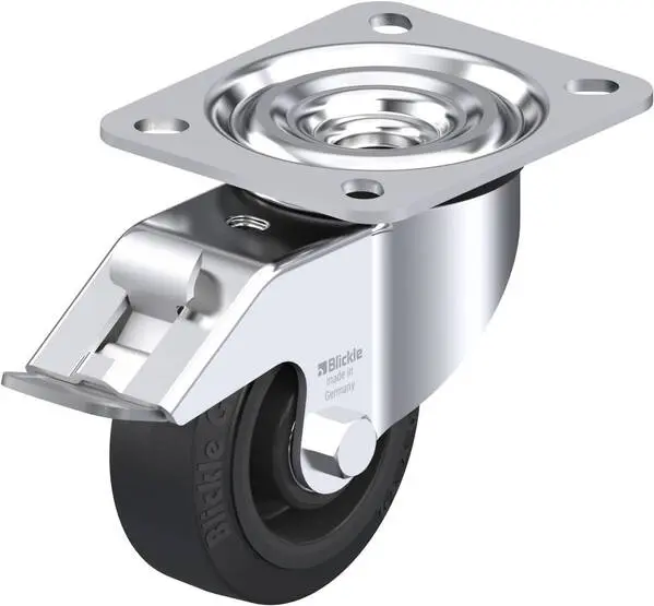 Blickle 607242 L-POEV 80R-FI Lenkrolle mit Feststeller Rad-Durchmesser: 80 mm Tragfähigkeit (max.): 140 kg 1 St.