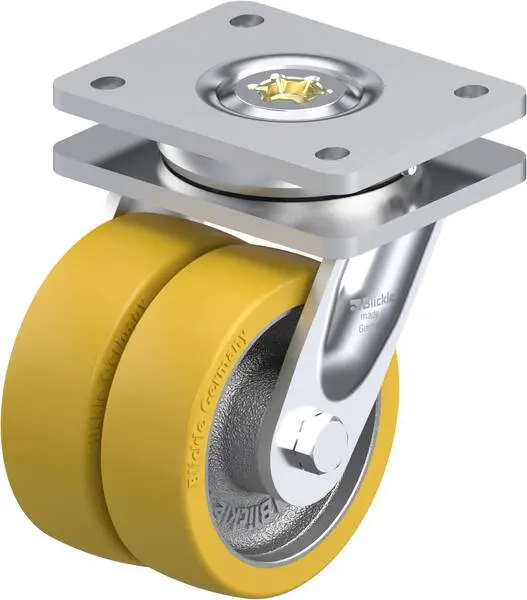 Blickle 608828 LOD-GTH 125K Doppel-Lenkrolle Rad-Durchmesser: 125 mm Tragfähigkeit (max.): 900 kg 1 St.
