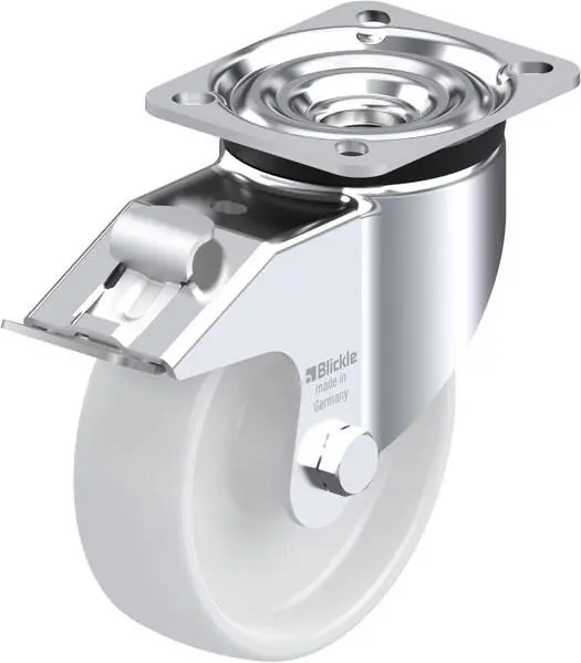 Blickle 610295 LK-PO 125R-1-FI Lenkrolle mit Feststeller Rad-Durchmesser: 125 mm Tragfähigkeit (max.): 300 kg 1 St.