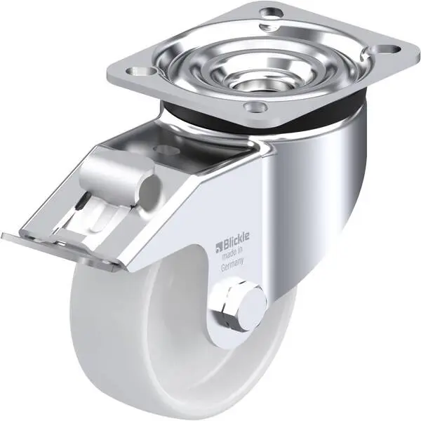 Blickle 610642 LK-PO 100G-1-FI Lenkrolle mit Feststeller Rad-Durchmesser: 100 mm Tragfähigkeit (max.): 280 kg 1 St.