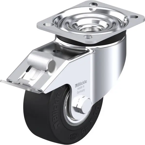 Blickle 610980 LK-SE 100K-1-FI Lenkrolle mit Feststeller Rad-Durchmesser: 100 mm Tragfähigkeit (max.): 270 kg 1 St.