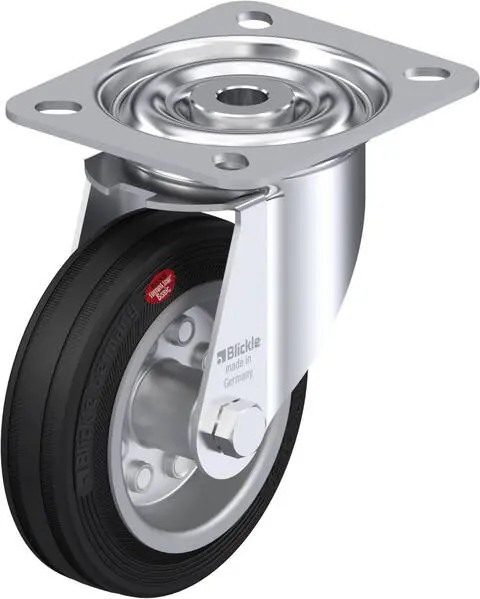Blickle 611020 LI-VEHI 100R Lenkrolle Rad-Durchmesser: 100 mm Tragfähigkeit (max.): 65 kg 1 St.