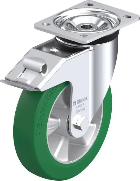 Blickle 613901 LK-ALST 200K-FI Lenkrolle mit Feststeller Rad-Durchmesser: 200 mm Tragfähigkeit (max.): 600 kg 1 St.