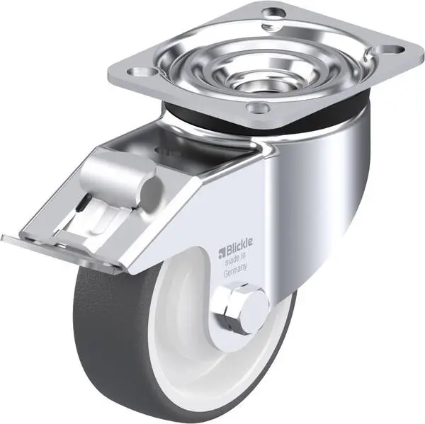 Blickle 616136 LK-POTH 100KA-1-FI Lenkrolle mit Feststeller Rad-Durchmesser: 100 mm Tragfähigkeit (max.): 300 kg 1 St.