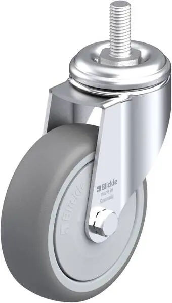 Blickle 628743 LKRA-TPA 101KF-GS12 Lenkrolle Rad-Durchmesser: 100 mm Tragfähigkeit (max.): 110 kg 1 St.