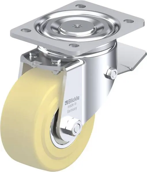 Blickle 635730 LH-GSPO 125K-ST Lenkrolle mit Feststeller Rad-Durchmesser: 125 mm Tragfähigkeit (max.): 900 kg 1 St.