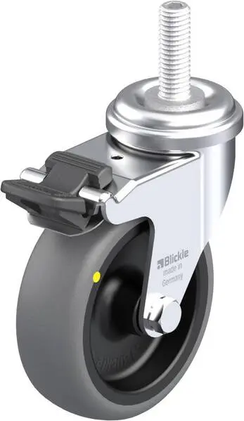 Blickle 636027 LRA-TPA 75G-FI-ELS-GS10 Lenkrolle mit Feststeller Rad-Durchmesser: 75 mm Tragfähigkeit (max.): 50 kg 1 St