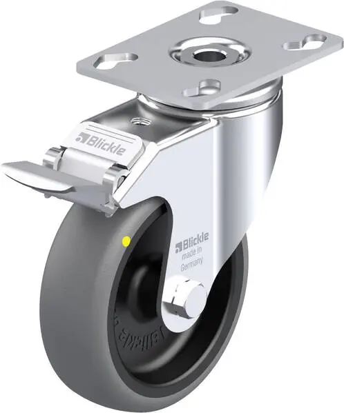 Blickle 683508 LKPA-TPA 101G-FI-ELS Lenkrolle mit Feststeller Rad-Durchmesser: 100 mm Tragfähigkeit (max.): 70 kg 1 St.
