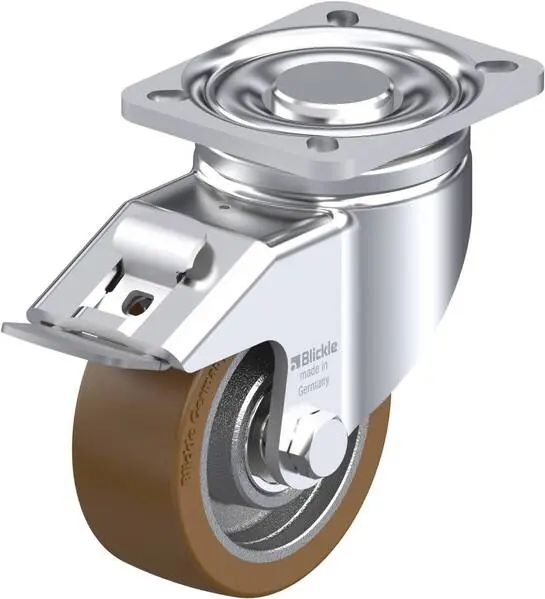 Blickle 742225 LH-GB 100K-1-FI Lenkrolle mit Feststeller Rad-Durchmesser: 100 mm Tragfähigkeit (max.): 450 kg 1 St.