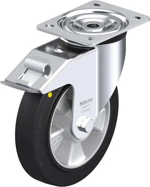 Blickle 743353 L-ALEV 200K-FI-EL Lenkrolle mit Feststeller Rad-Durchmesser: 200 mm Tragfähigkeit (max.): 400 kg 1 St.