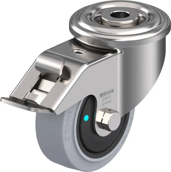 Blickle 754511 LEXR-POEV 80KFD-FI-SG Lenkrolle mit Feststeller Rad-Durchmesser: 80 mm Tragfähigkeit (max.): 140 kg 1 St.