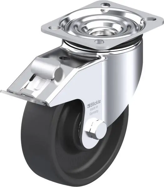 Blickle 754692 LIK-POHI 125HK-1-FI Lenkrolle mit Feststeller Rad-Durchmesser: 125 mm Tragfähigkeit (max.): 350 kg 1 St.