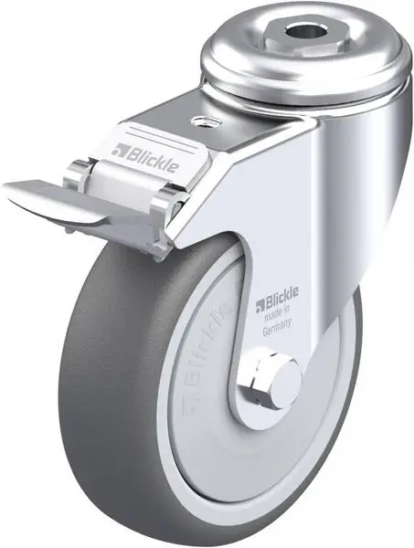 Blickle 754845 LKRA-PATH 101KF-11-FI Lenkrolle mit Feststeller Rad-Durchmesser: 100 mm Tragfähigkeit (max.): 120 kg 1 St