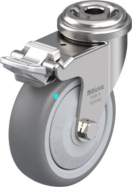 Blickle 755006 LRXA-TPA 75KFD-FI Lenkrolle mit Feststeller Rad-Durchmesser: 75 mm Tragfähigkeit (max.): 75 kg 1 St.