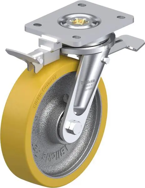 Blickle 757473 LO-GTH 200K-ST-RI4 Lenkrolle mit Feststeller Rad-Durchmesser: 200 mm Tragfähigkeit (max.): 1000 kg 1 St.