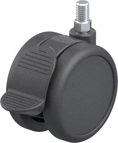 Blickle 759287 LKDB-PUA 75G-RA Kunststoff-Doppel-Lenkrolle Rad-Durchmesser: 75 mm Tragfähigkeit (max.): 75 kg 1 St.