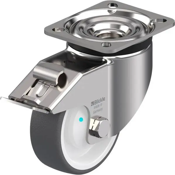 Blickle 761559 LKX-POTH 100KAD-1-FI Lenkrolle mit Feststeller Rad-Durchmesser: 100 mm Tragfähigkeit (max.): 300 kg 1 St.