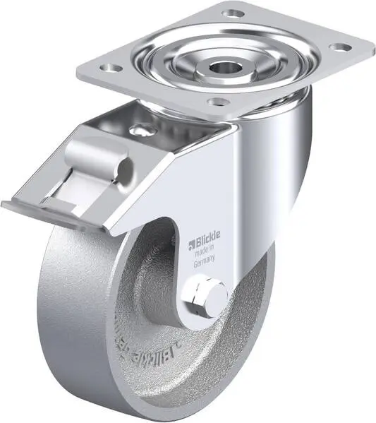 Blickle 763573 LI-G 150G-FI Lenkrolle mit Feststeller Rad-Durchmesser: 150 mm Tragfähigkeit (max.): 350 kg 1 St.