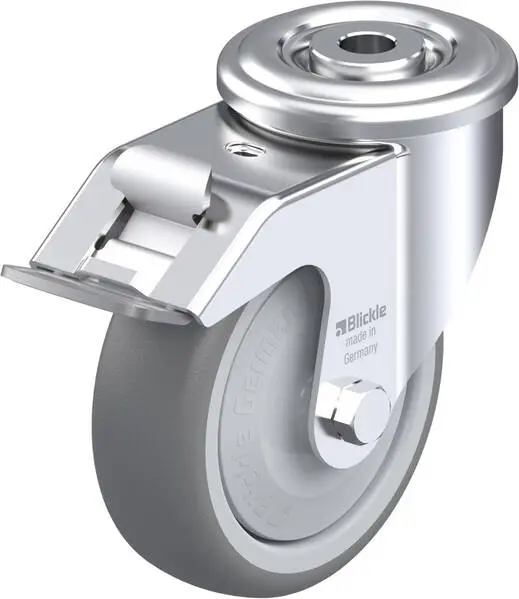 Blickle 847610 LER-TPA 102KF-FI Lenkrolle mit Feststeller Rad-Durchmesser: 100 mm Tragfähigkeit (max.): 110 kg 1 St.