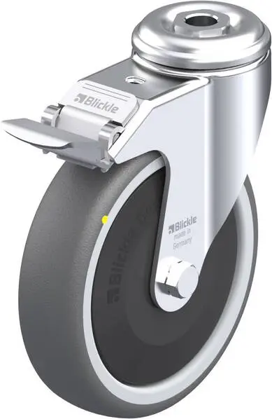 Blickle 848869 LKRA-PATH 126KF-FI-ELS Lenkrolle mit Feststeller Rad-Durchmesser: 125 mm Tragfähigkeit (max.): 120 kg 1 S