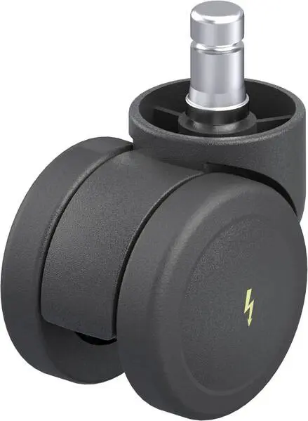 Blickle 849802 LKDB-PUA 50G-ELS-ES Kunststoff-Doppel-Lenkrolle Rad-Durchmesser: 50 mm Tragfähigkeit (max.): 50 kg 1 St.