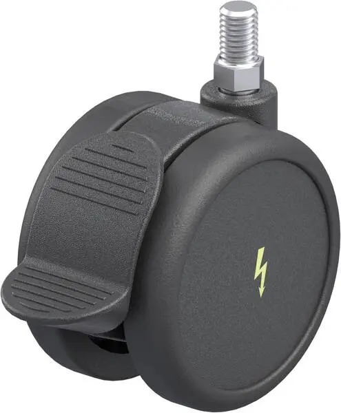 Blickle 849804 LKDB-PUA 75G-RA-ELS Kunststoff-Doppel-Lenkrolle Rad-Durchmesser: 75 mm Tragfähigkeit (max.): 75 kg 1 St.