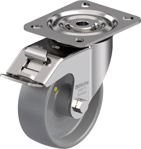 Blickle 879423 LX-PO 100G-FI-ELS Edelstahl-Lenkrolle Rad-Durchmesser: 100 mm Tragfähigkeit (max.): 250 kg 1 St.