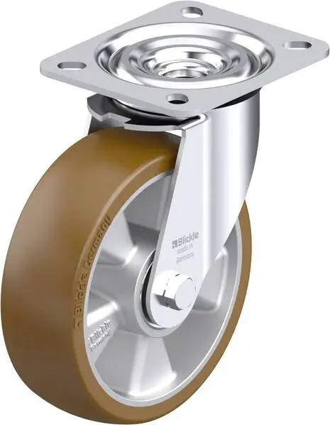 Blickle 915943 L-ALB 125K Stahlblech-Lenkrolle Rad-Durchmesser: 125 mm Tragfähigkeit (max.): 250 kg 1 St.