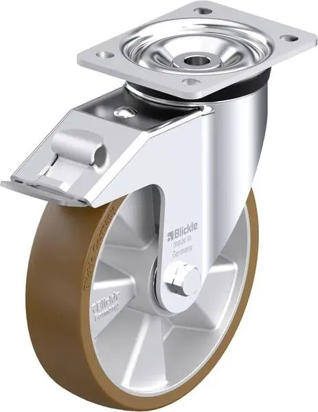 Blickle 917506 LK-ALB 200K-FI Stahlblech-Lenkrolle Rad-Durchmesser: 200 mm Tragfähigkeit (max.): 600 kg 1 St.