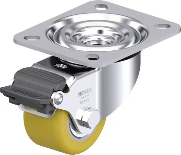 Blickle 937381 L-VSTH 60K-RA Stahlblech-Lenkrolle Rad-Durchmesser: 60 mm Tragfähigkeit (max.): 200 kg 1 St.