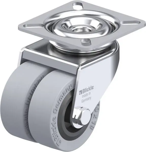 Blickle 97881 LDA-VPA 50G Doppel-Lenkrolle Rad-Durchmesser: 50 mm Tragfähigkeit (max.): 80 kg 1 St.
