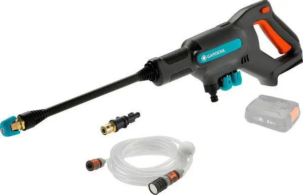 GARDENA AquaClean 24/18V solo Mitteldruckreiniger 24 bar