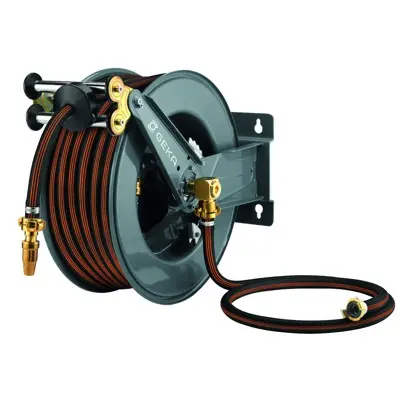 GEKA® plus - PA30GSK Automatischer Schlauchaufroller mit 25 Meter 3/4″-Schlauch