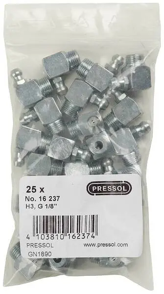Pressol Kegelschmiernippel H3-90°, G 1/8''-VZ-VK 25 St.