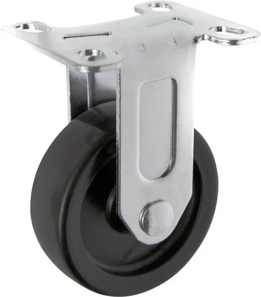 TOOLCRAFT TO-5137908 Bockrolle mit Anschraubplatte 75 mm Polypropylen Tragfähigkeit (max.): 70 kg