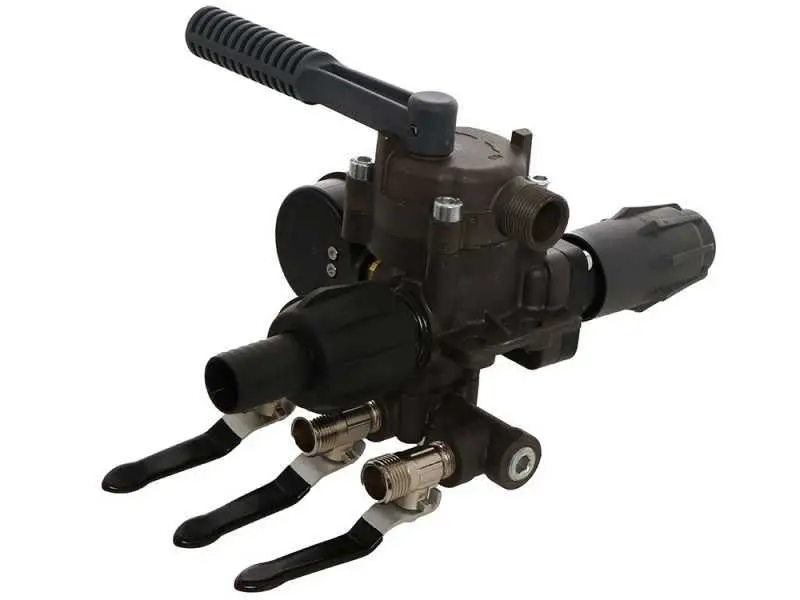 Effizienter 2000 PSI Druckregeleinheit Comet HPR 2 3-Wege 150 l/min Hoch-, Mittel- und Niederdruckregelung