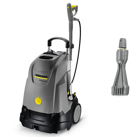 Robuster Stahlgehäuse Heißwasser-Hochdruckreiniger Kärcher Pro HDS 5/15 U eco!Booster - 150 bar - 450 l/h