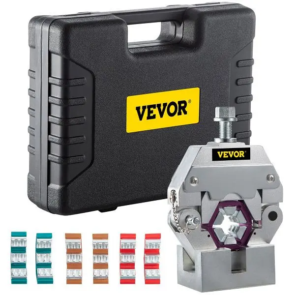 VEVOR Hydra-Krimp 71550 Schlauche Hydraulic Hose Crimper Druckwerkzeug zum Crimpen von mit Widerhaken und Perlen versehene...